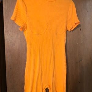 Orange Romper